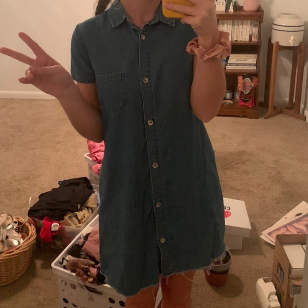 ZARA DENIM DRESS